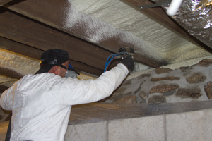 Spray foam insulation in Sweet Home